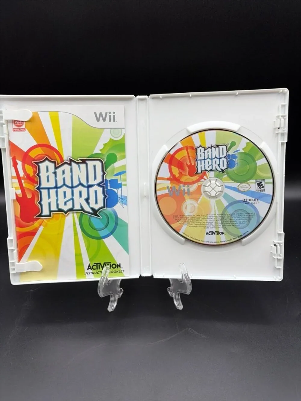 Band Hero (Nintendo Wii, 2009) Complete w/ Manual CIB Tested Working